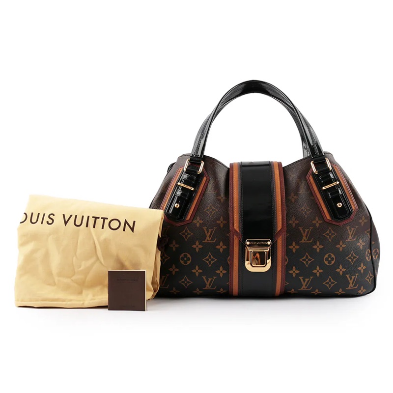LV Logo 漸層限量曼哈頓手提包(黑色)_展示品 LV12000132-7