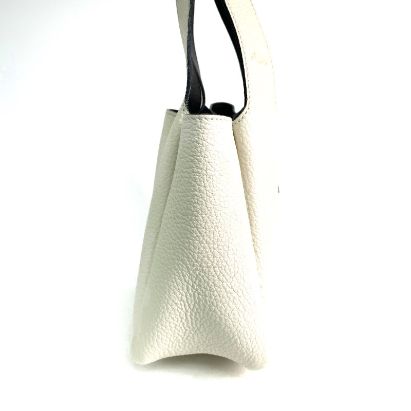 △ Prada 普拉達 White Calfskin Hand Bag 1BA349 白色小牛皮手袋 - 257028546-3