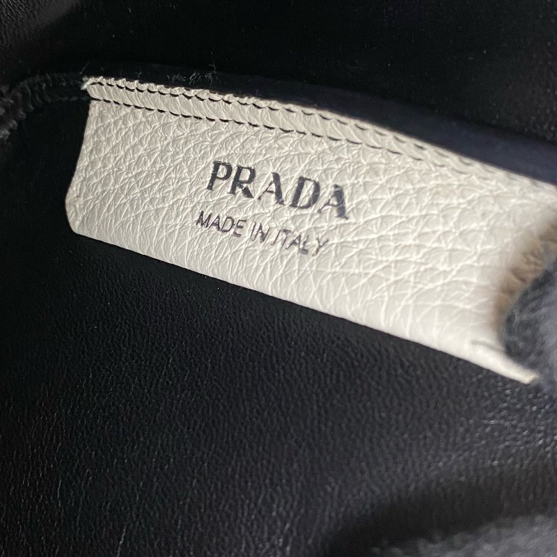 △ Prada 普拉達 White Calfskin Hand Bag 1BA349 白色小牛皮手袋 - 257028546-18
