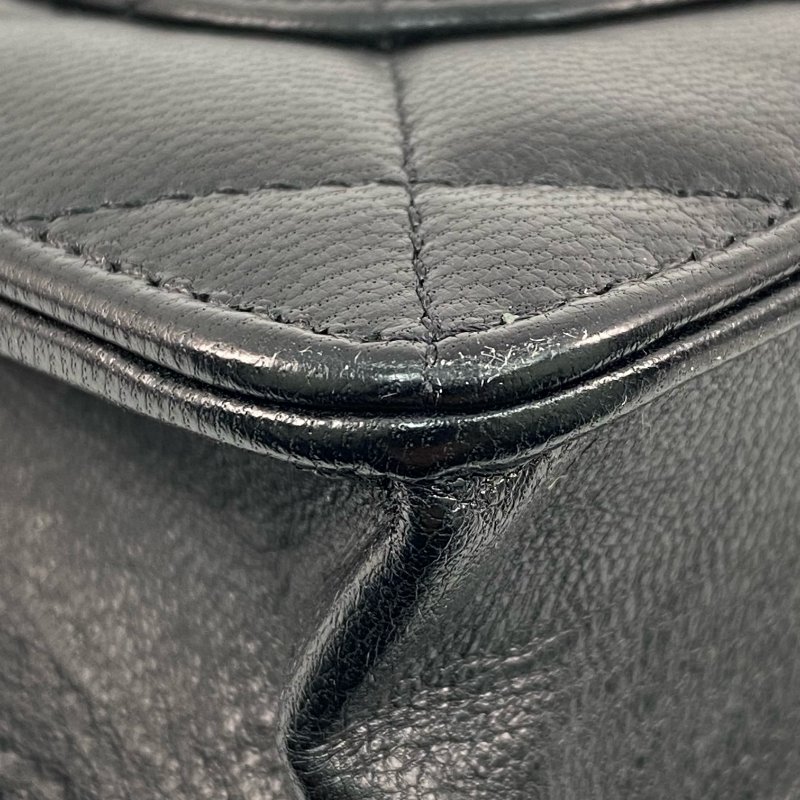 △ Chanel 香奈兒 Black Lambskin Gold And Silver Tone Metal Wallet On Chain AP2548 黑色小羊皮金色和銀色金屬鎖鏈銀包 - 257028506-10