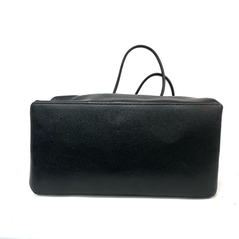 △ Chanel 香奈兒 Black Calfskin Silver Tone Metal Essential 31 Rue Cambon Tote Bag No.12 黑色小牛皮銀色金屬托特袋No.12 - 257028774-4