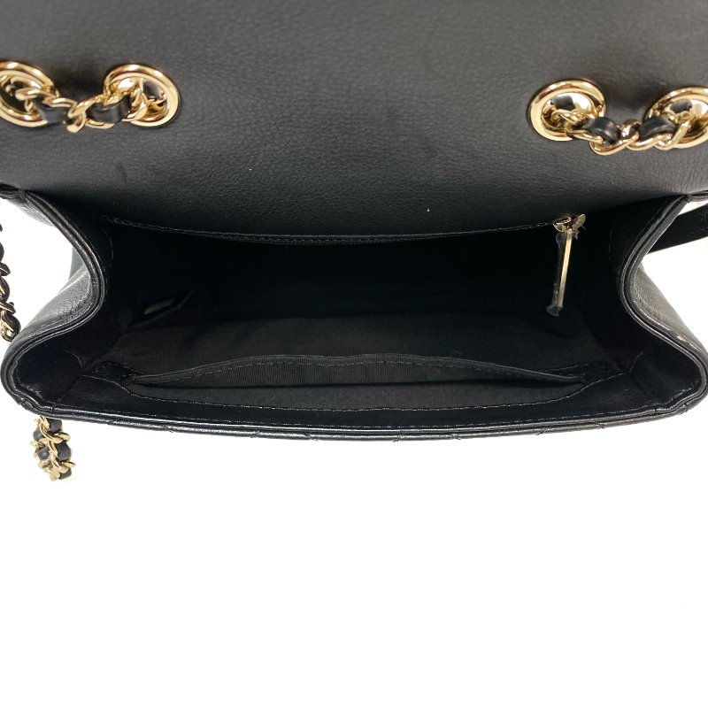 △ Chanel 香奈兒 Black Calfskin Gold Tone Metal Chain Shoulder Bag No.28 AS0887 黑色小牛皮金色金屬鎖鏈肩背袋No.28 - 257027085-14