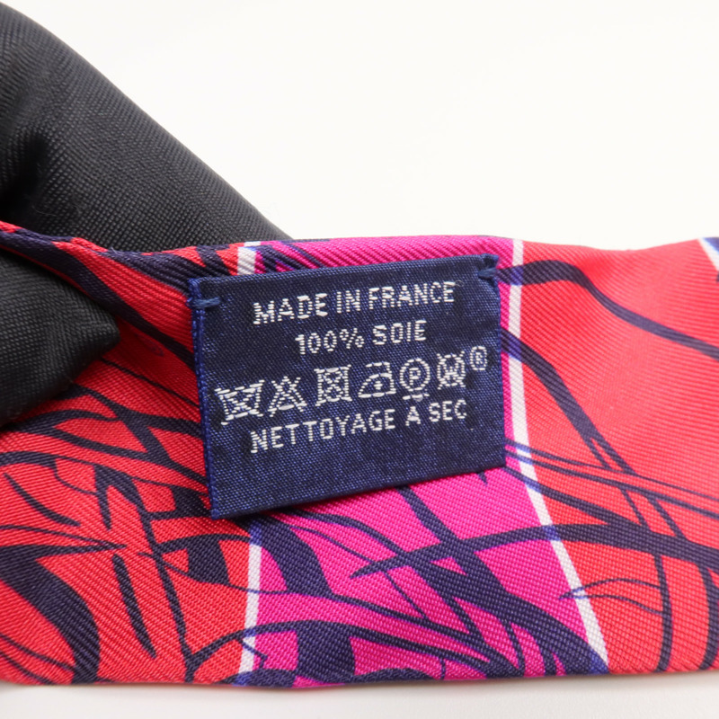 HERMES 絲質Twilly絲巾-6