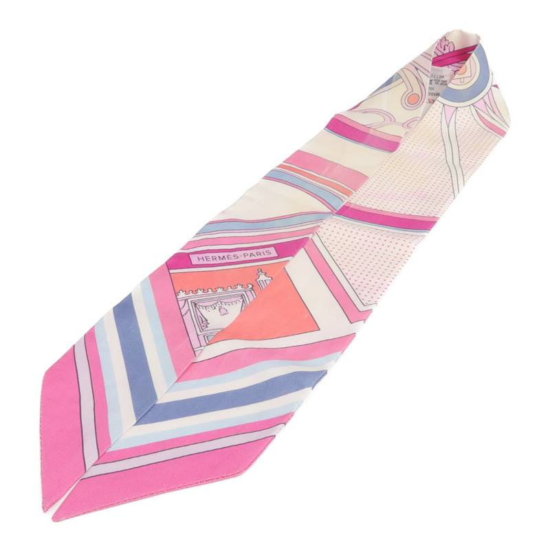 HERMES 絲質Twilly絲巾-2