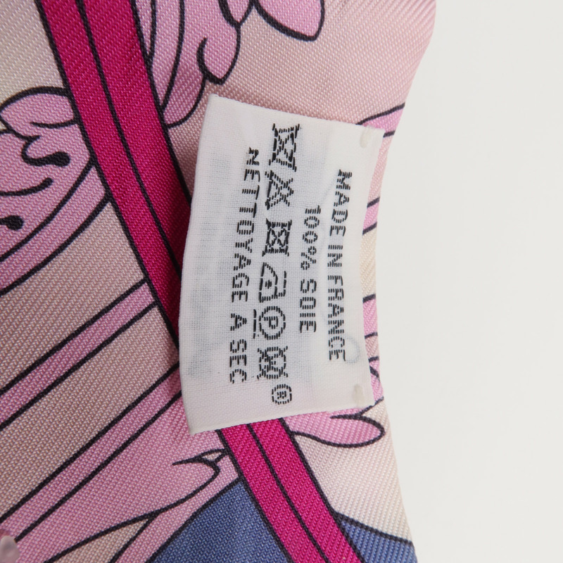 HERMES 絲質Twilly絲巾-11