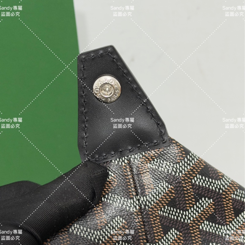 Goyard 洗漱包 飯盒包 黑色 全新全配  可搭長、短肩帶自行改造包包-16