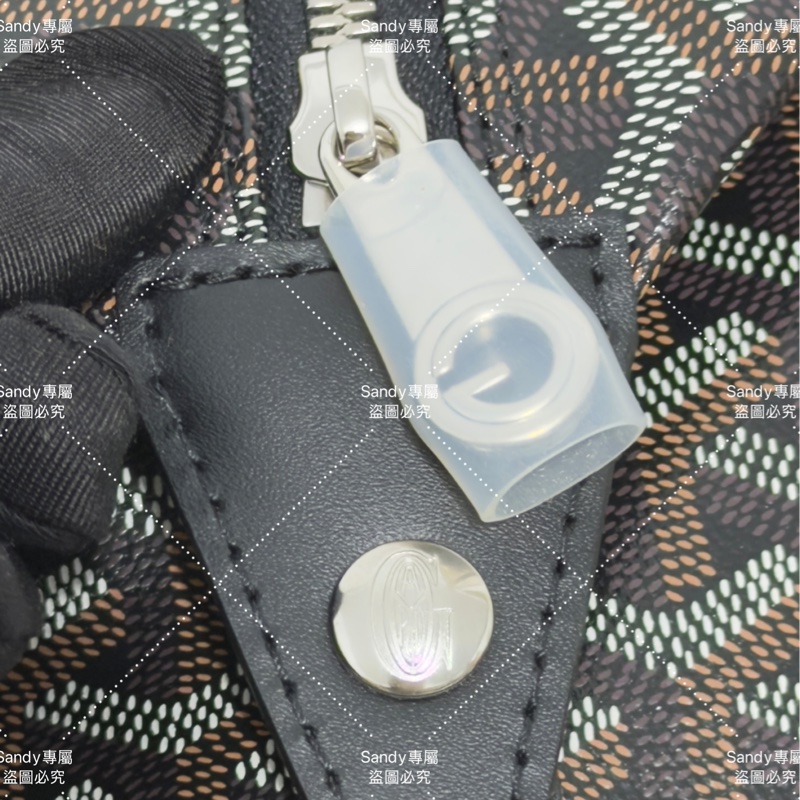 Goyard 洗漱包 飯盒包 黑色 全新全配  可搭長、短肩帶自行改造包包-17