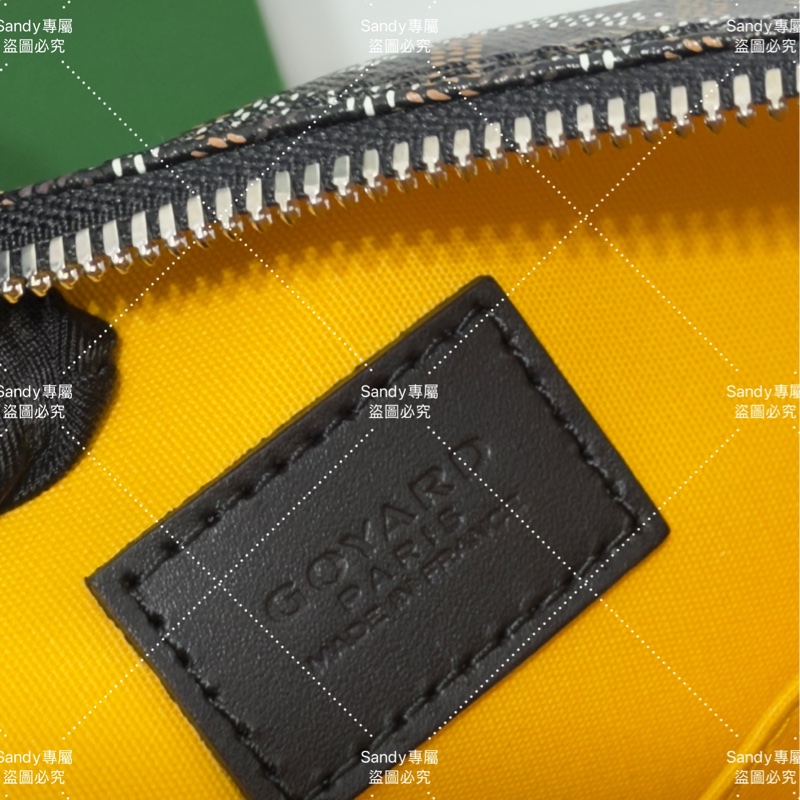 Goyard 洗漱包 飯盒包 黑色 全新全配  可搭長、短肩帶自行改造包包-18