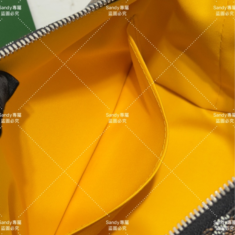 Goyard 洗漱包 飯盒包 黑色 全新全配  可搭長、短肩帶自行改造包包-19