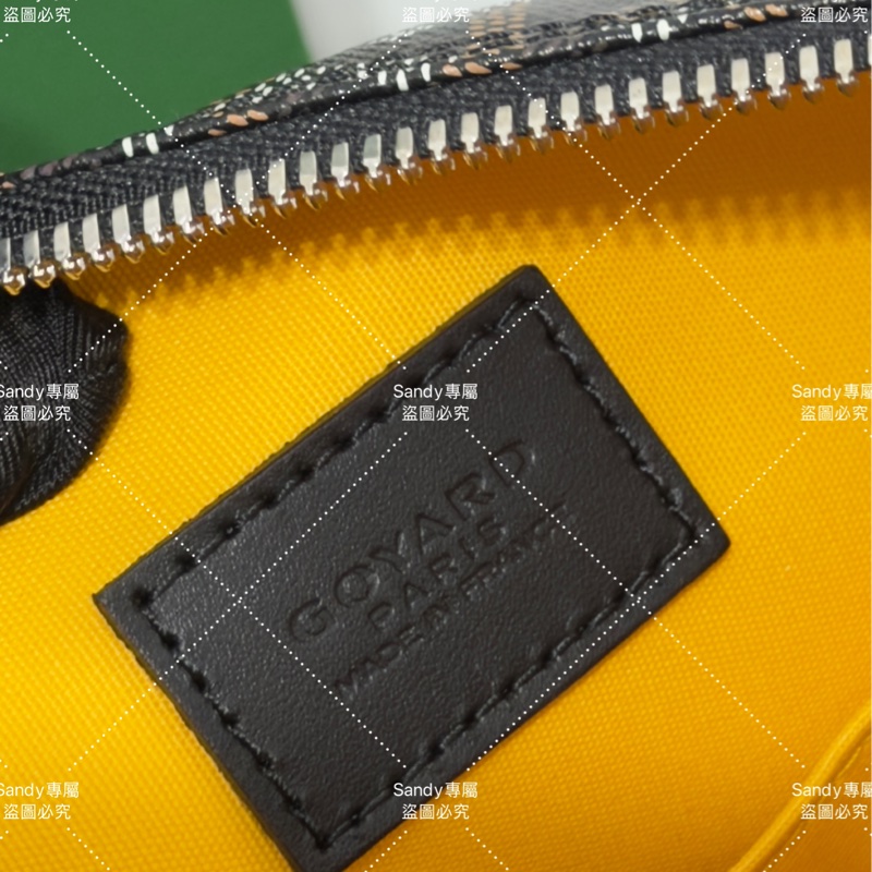 Goyard 洗漱包 飯盒包 黑色 全新全配  可搭長、短肩帶自行改造包包-27