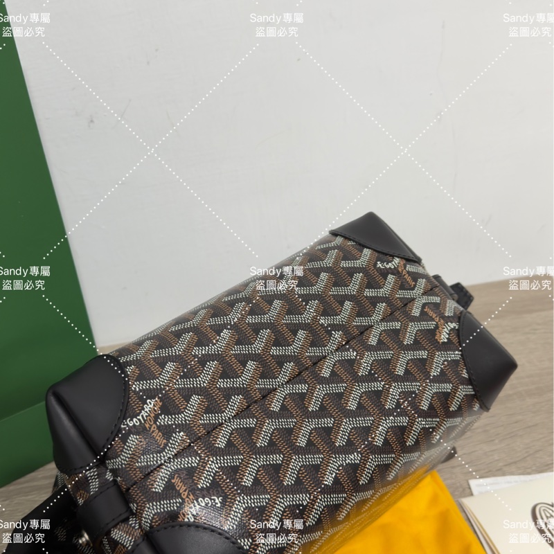 Goyard 洗漱包 飯盒包 黑色 全新全配  可搭長、短肩帶自行改造包包-28