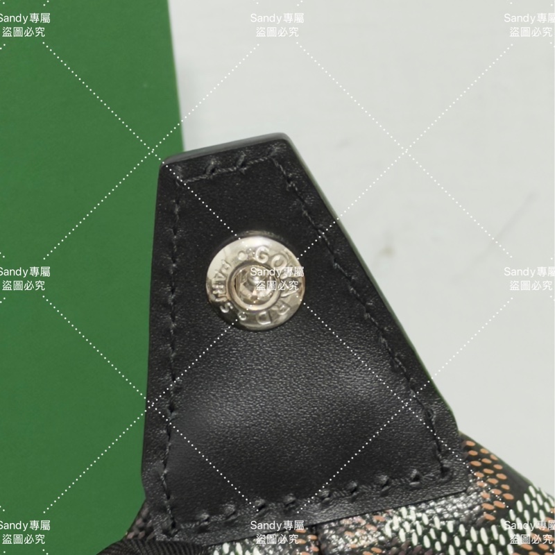 Goyard 洗漱包 飯盒包 黑色 全新全配  可搭長、短肩帶自行改造包包-41