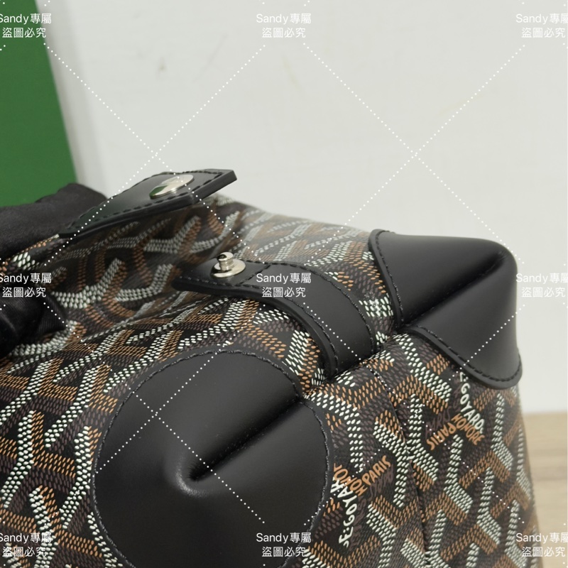 Goyard 洗漱包 飯盒包 黑色 全新全配  可搭長、短肩帶自行改造包包-42
