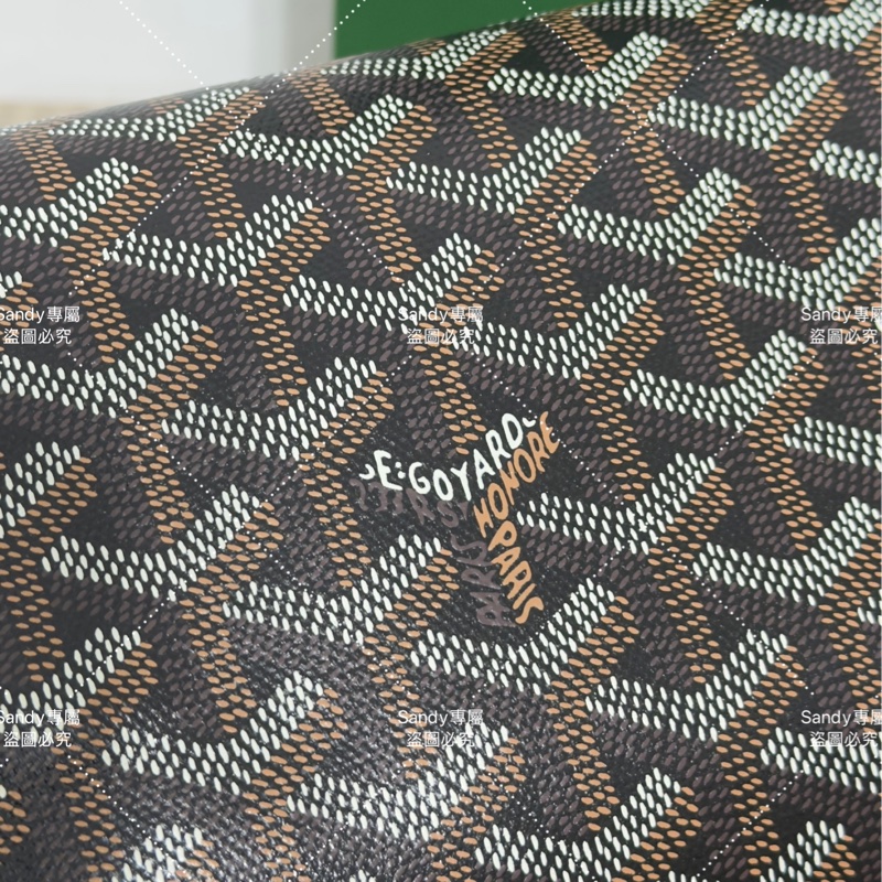 Goyard 洗漱包 飯盒包 黑色 全新全配  可搭長、短肩帶自行改造包包-53