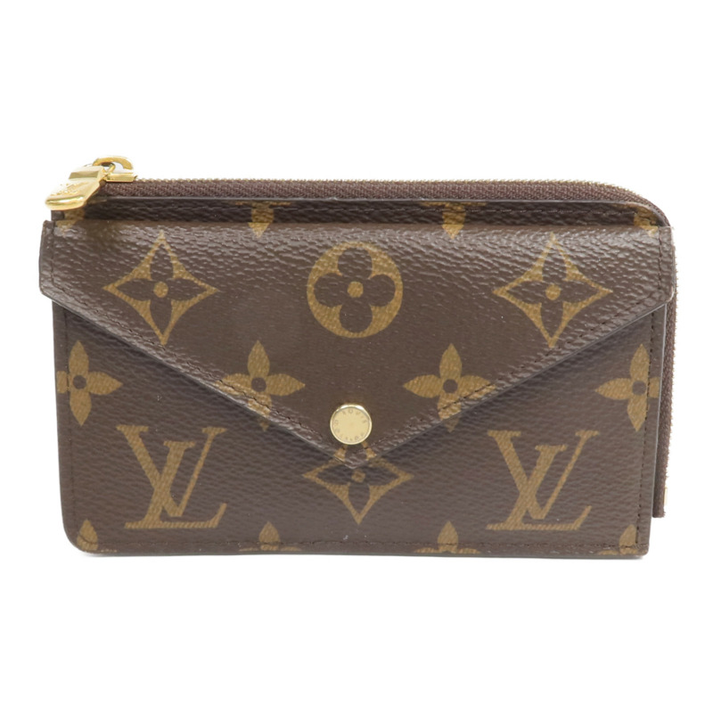 LOUIS VUITTON Monogram Recto Verso金扣卡片套-0