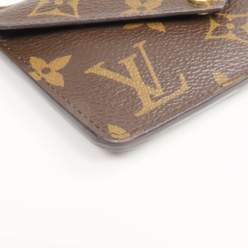 LOUIS VUITTON Monogram Recto Verso金扣卡片套-7