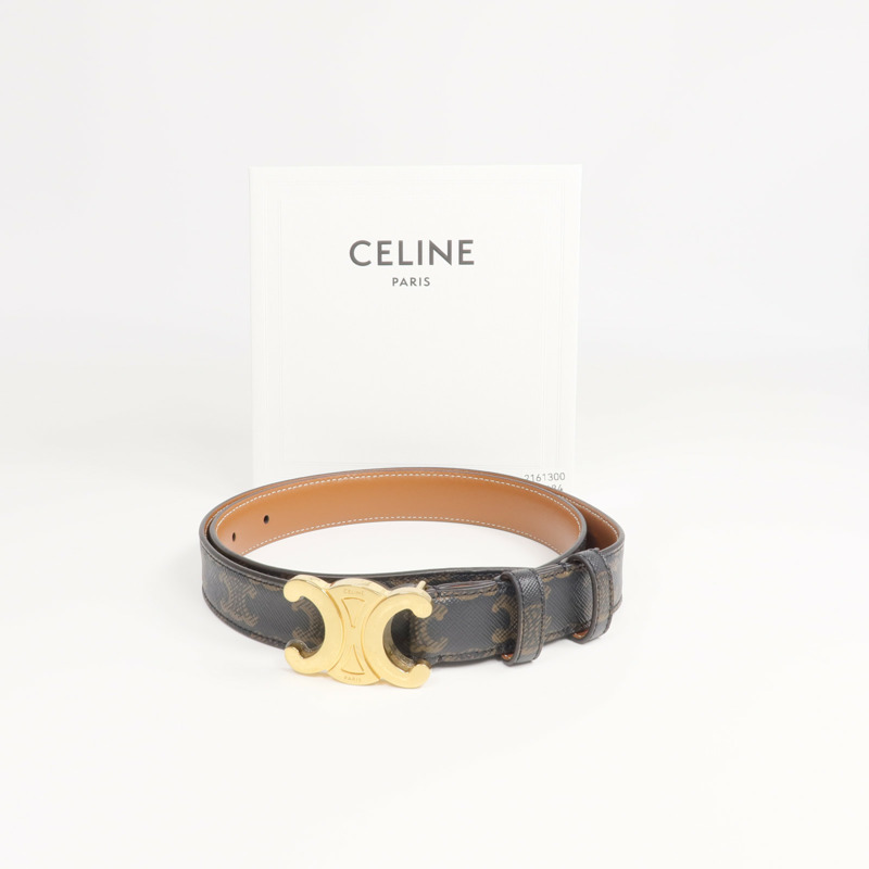 CELINE 塗層帆布Belt腰帶-9