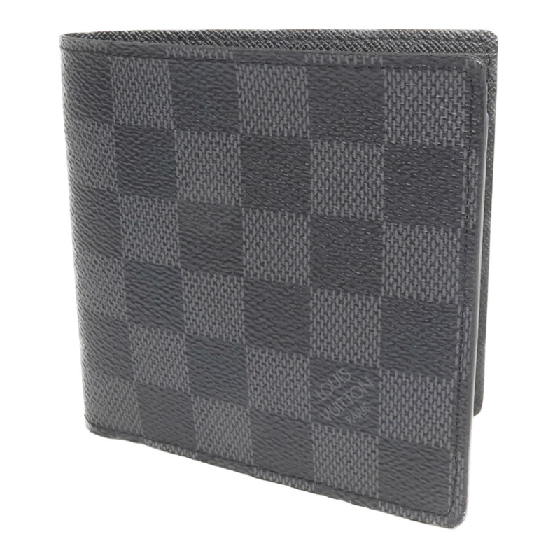 LOUIS VUITTON Damier Graphite Marco錢包-1