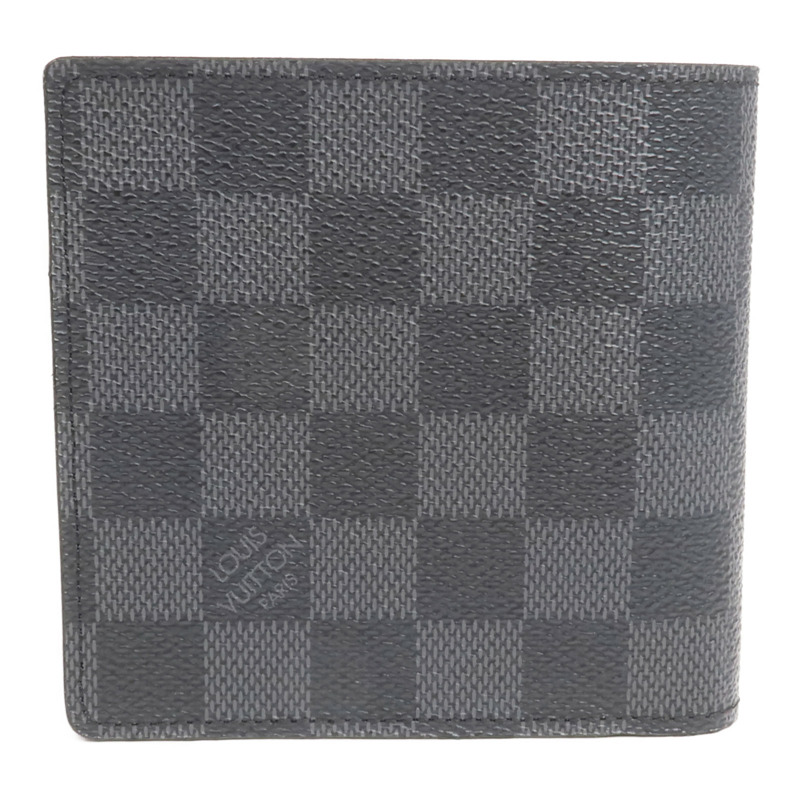 LOUIS VUITTON Damier Graphite Marco錢包-2