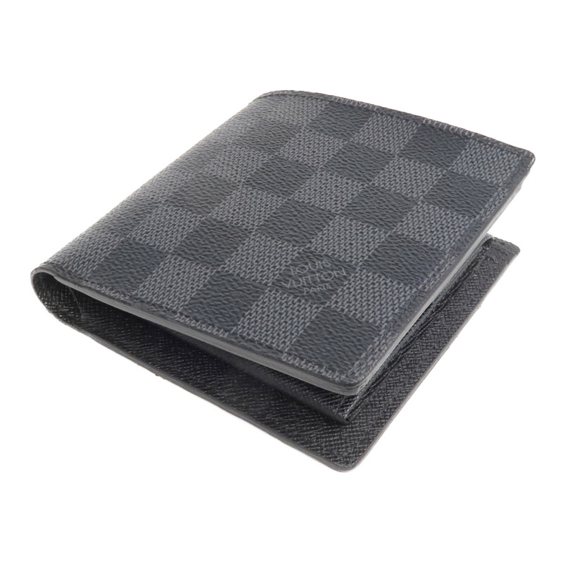 LOUIS VUITTON Damier Graphite Marco錢包-3