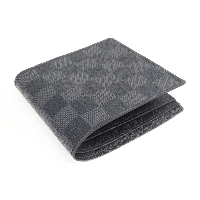 LOUIS VUITTON Damier Graphite Marco錢包-4