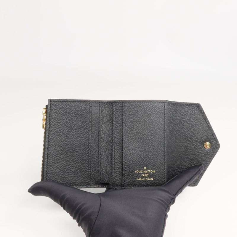 LOUIS VUITTON Monogram Empreinte Victorine Wallet金扣錢包-11