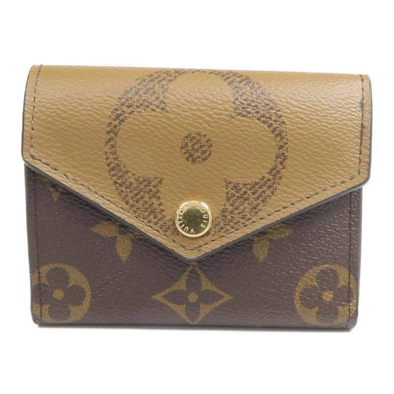 LOUIS VUITTON Monogram/Monogram Reverse Giant Zoe Wallet金扣錢包-0