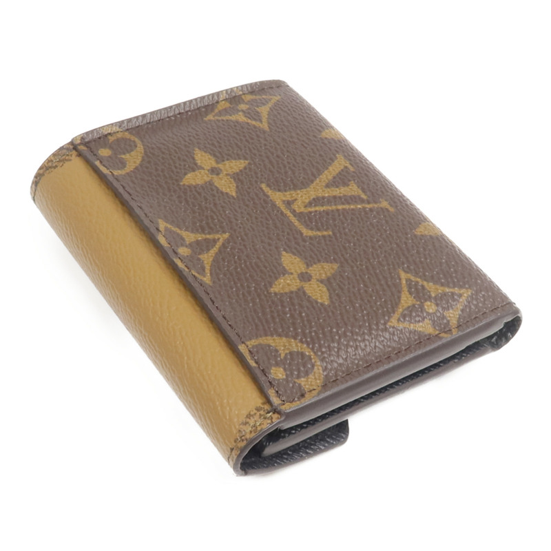 LOUIS VUITTON Monogram/Monogram Reverse Giant Zoe Wallet金扣錢包-4