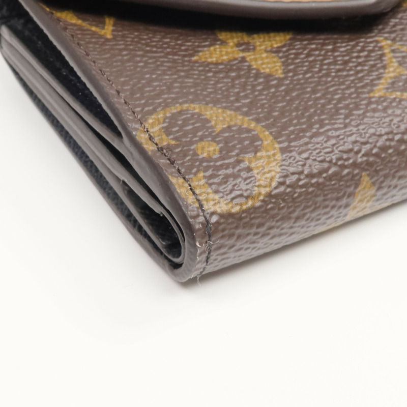 LOUIS VUITTON Monogram/Monogram Reverse Giant Zoe Wallet金扣錢包-7