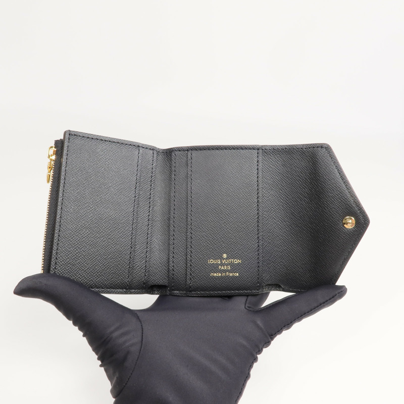 LOUIS VUITTON Monogram/Monogram Reverse Giant Zoe Wallet金扣錢包-11