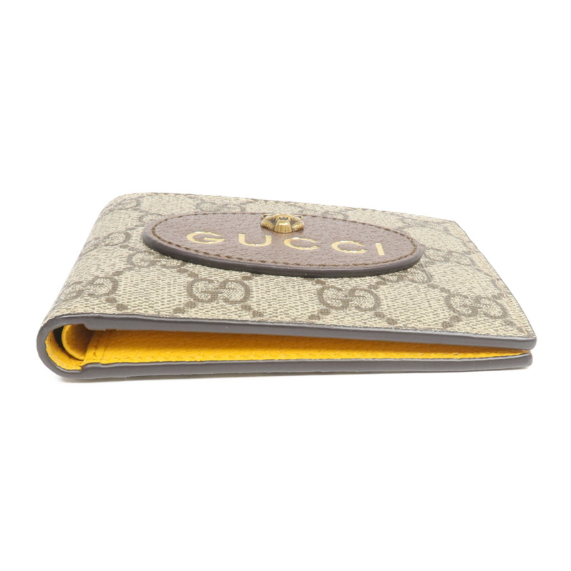GUCCI 塗層帆布Wallet金扣錢包-5
