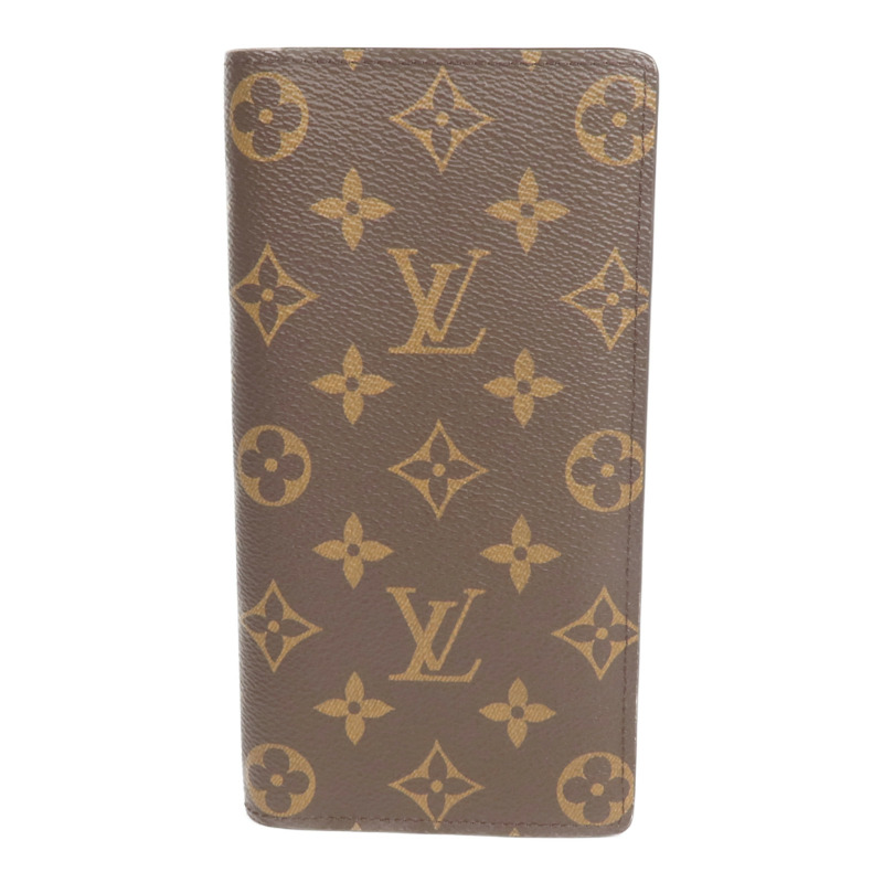 LOUIS VUITTON Monogram Brazza Wallet金扣長錢包-2
