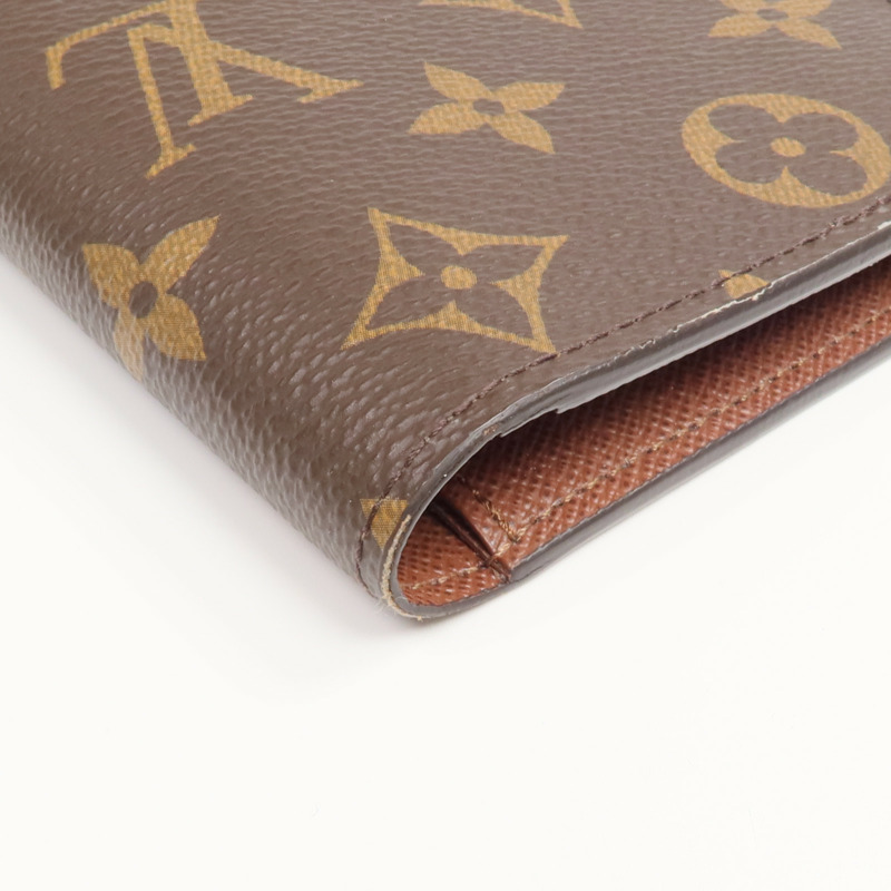 LOUIS VUITTON Monogram Brazza Wallet金扣長錢包-8