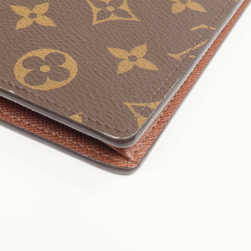 LOUIS VUITTON Monogram Brazza Wallet金扣長錢包-9