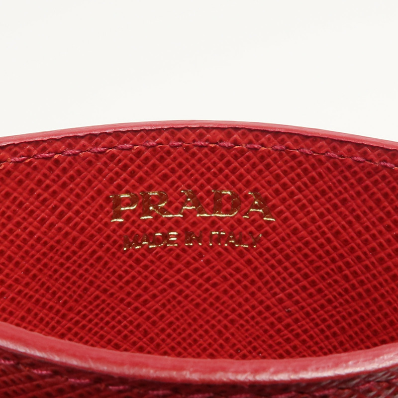 PRADA 牛皮皮革Card Case卡片套-12