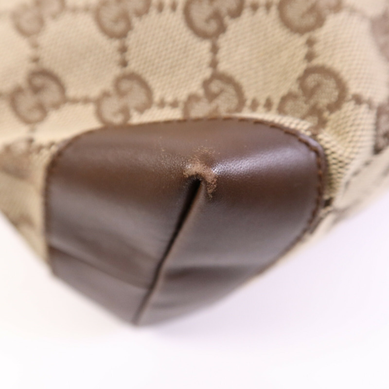 GUCCI 帆布Shoulder Bag銀扣肩背袋-12