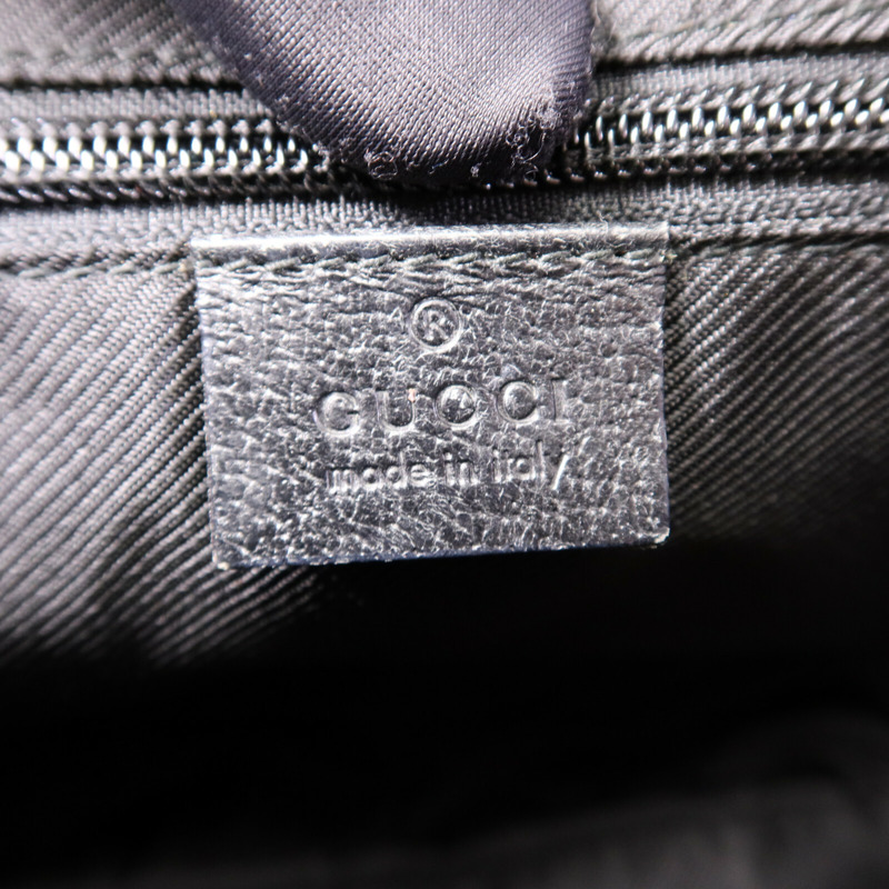 GUCCI 帆布Shoulder Bag銀扣肩背袋-5