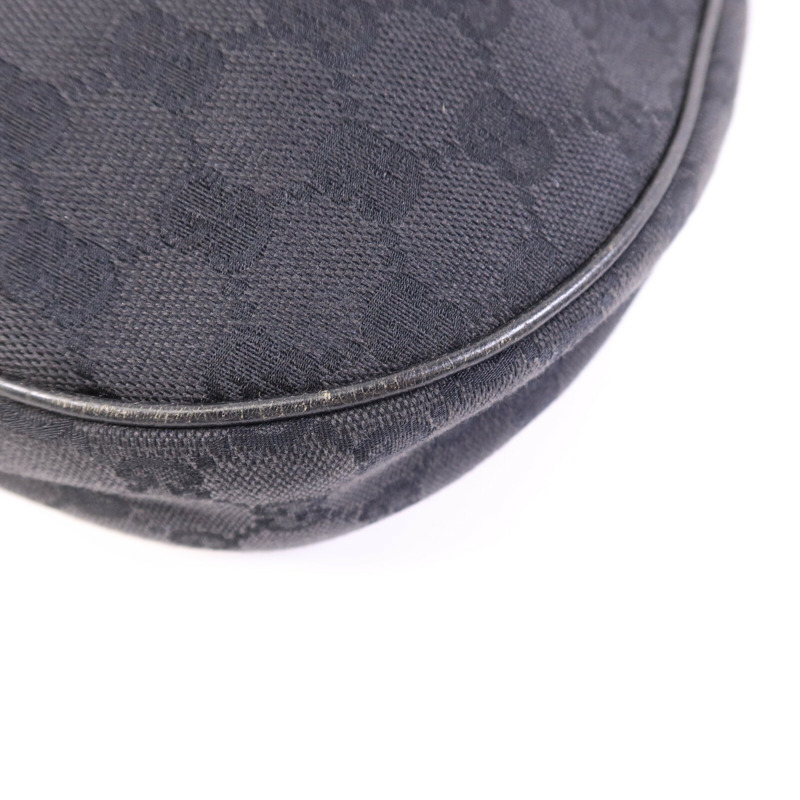 GUCCI 帆布Shoulder Bag銀扣肩背袋-10