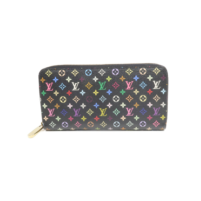LOUIS VUITTON Monogram Multicolore Zippy Long Wallet金扣長錢包-0