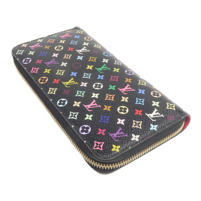 LOUIS VUITTON Monogram Multicolore Zippy Long Wallet金扣長錢包-4