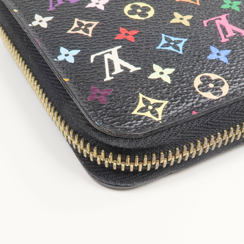 LOUIS VUITTON Monogram Multicolore Zippy Long Wallet金扣長錢包-8