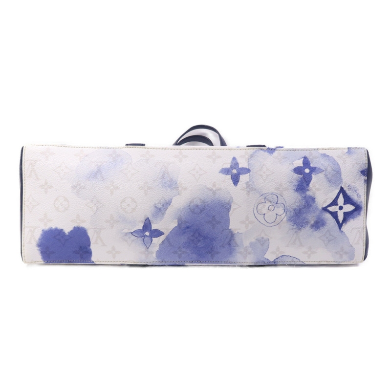 LOUIS VUITTON Monogram Watercolour Weekend Tote GM銀扣手挽肩背兩用袋-3