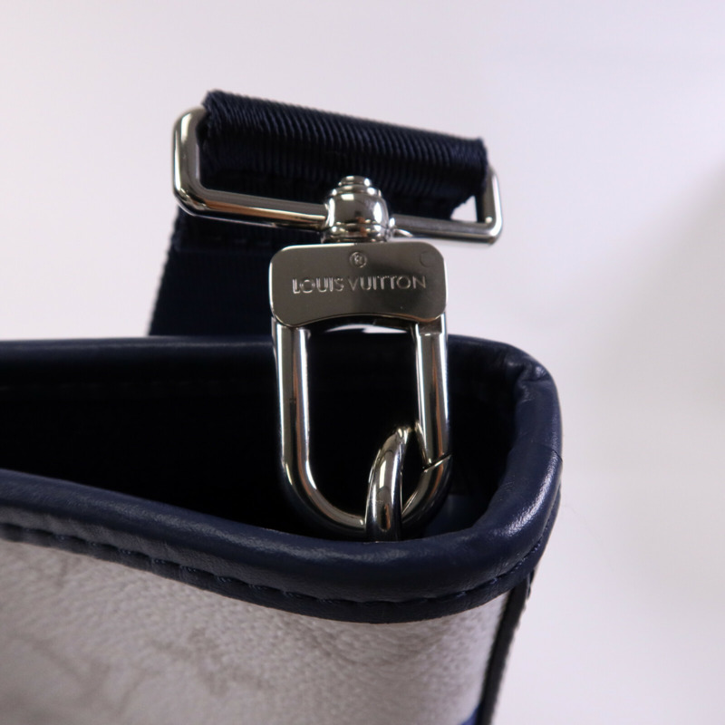 LOUIS VUITTON Monogram Watercolour Weekend Tote GM銀扣手挽肩背兩用袋-13