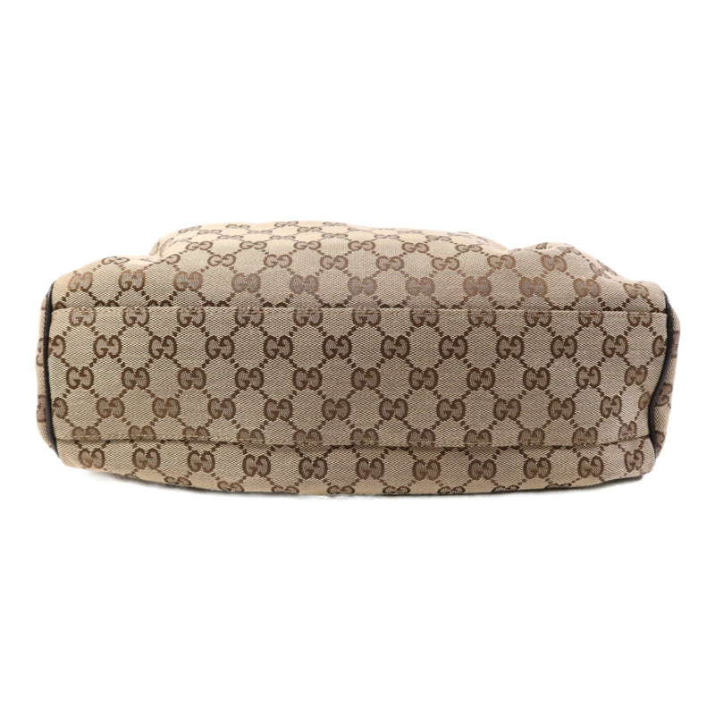 GUCCI 帆布Shoulder Bag金扣肩背袋-3