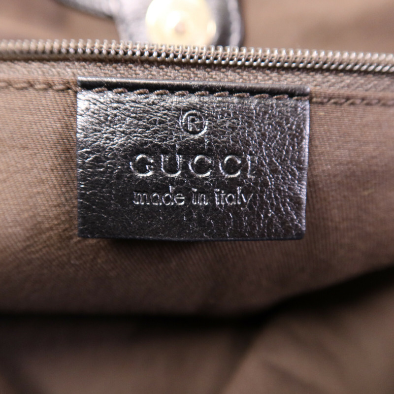 GUCCI 帆布Shoulder Bag金扣肩背袋-5
