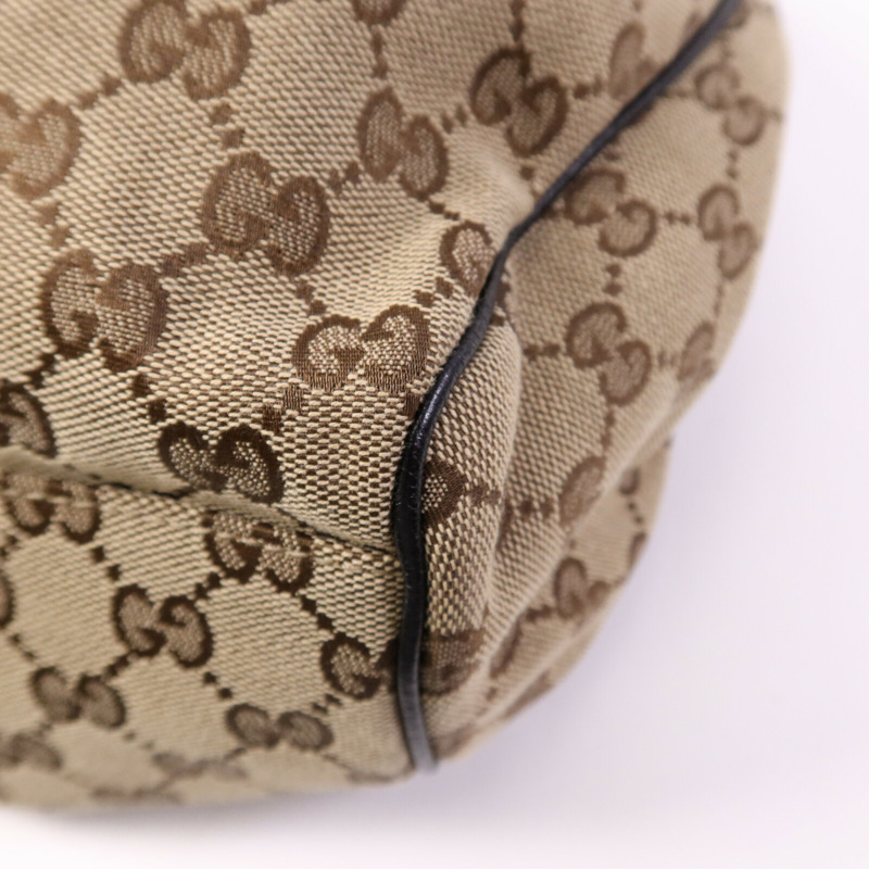 GUCCI 帆布Shoulder Bag金扣肩背袋-12