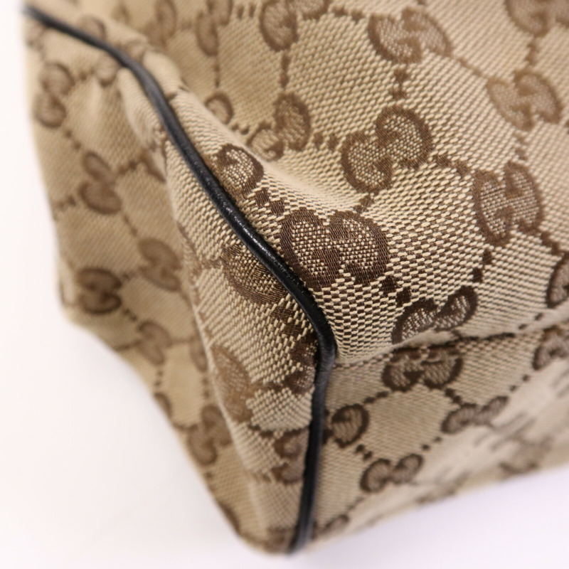GUCCI 帆布Shoulder Bag金扣肩背袋-13