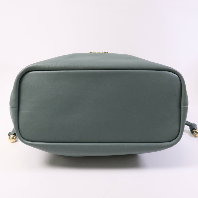 COACH 牛皮皮革Tote Bag金扣手挽袋-3