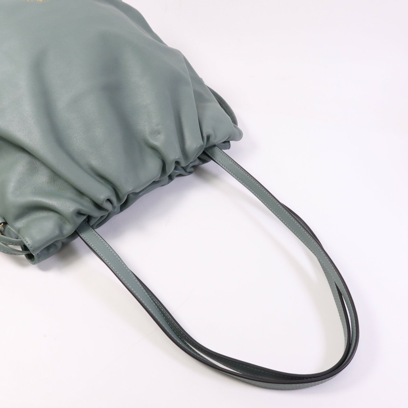 COACH 牛皮皮革Tote Bag金扣手挽袋-8