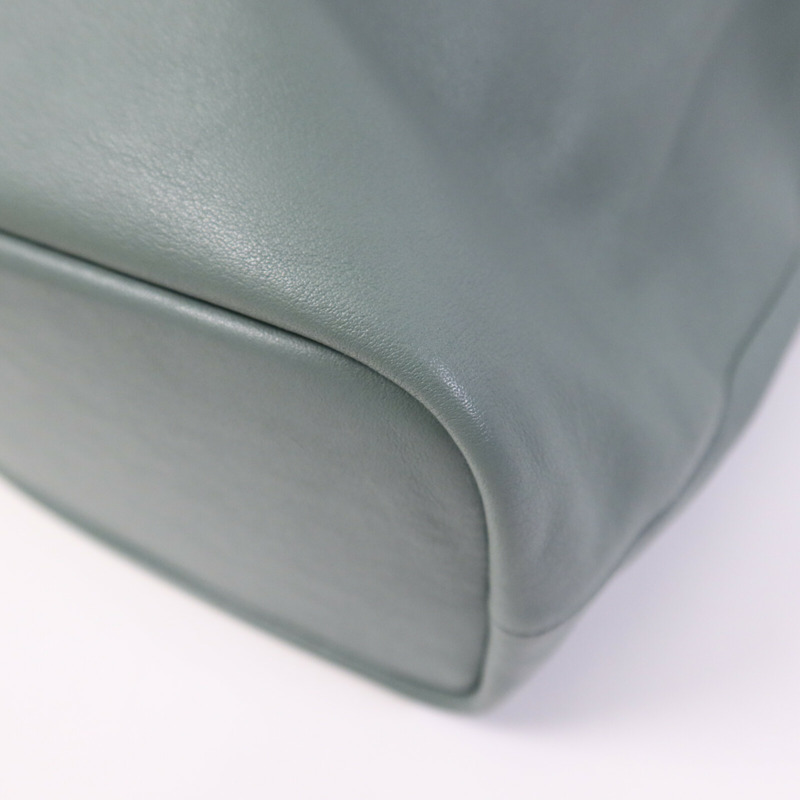 COACH 牛皮皮革Tote Bag金扣手挽袋-9